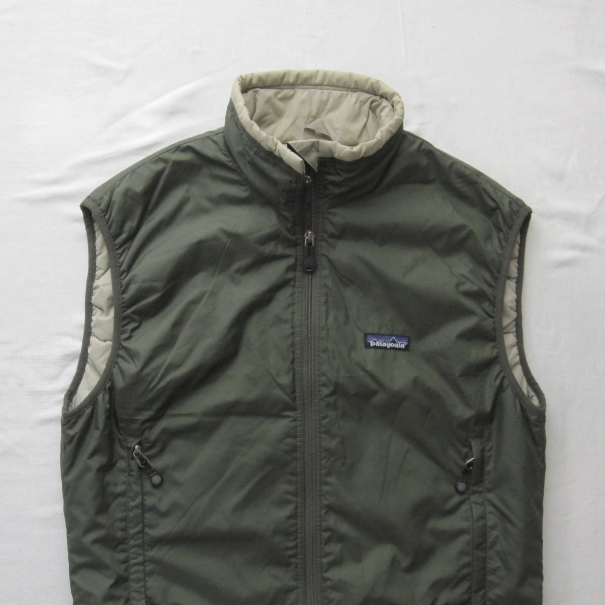 ☆ パタゴニア パフボール ベスト（S）オリーブ×カーキ / patagonia / puffball vest / USA製 / 90s  vintage