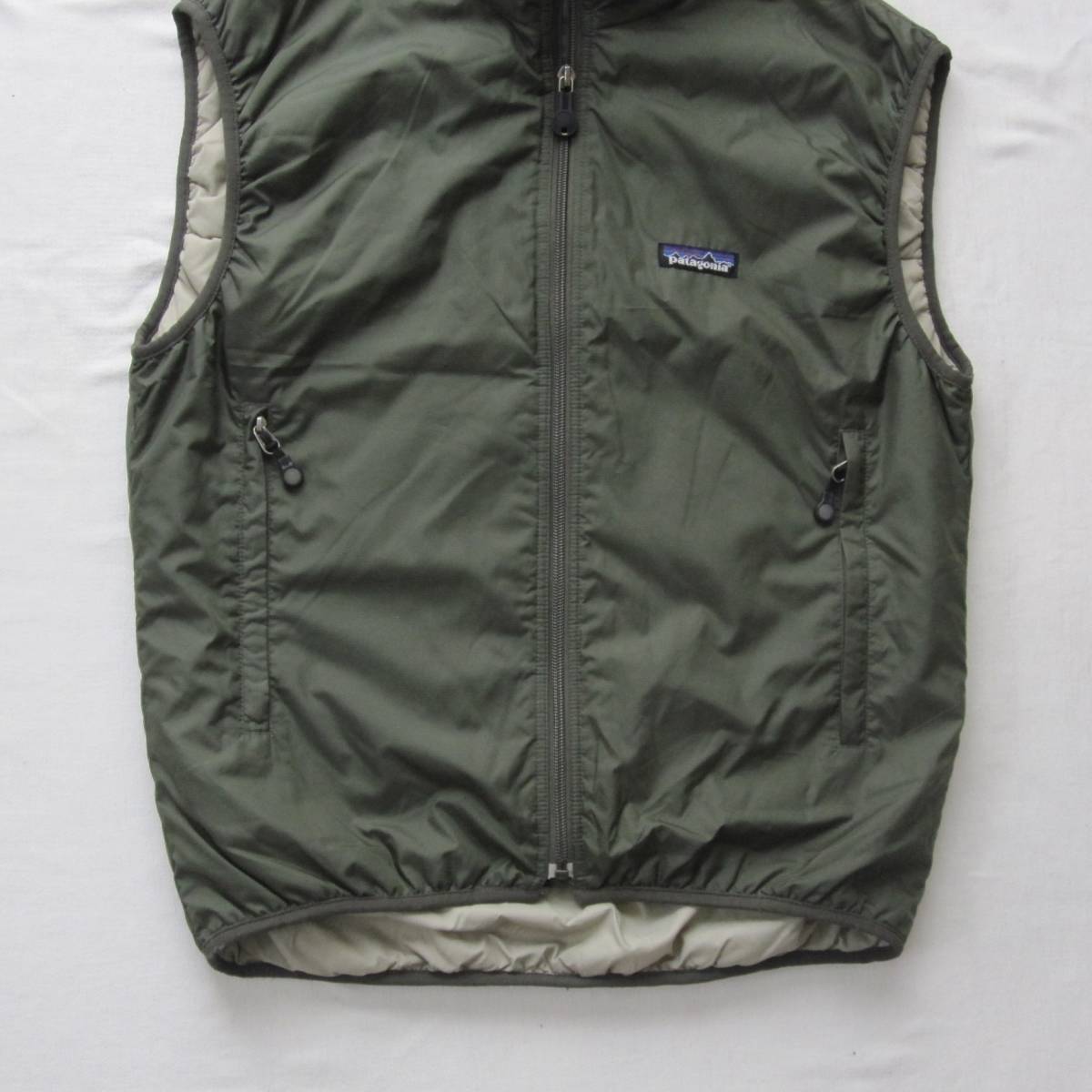 ☆ パタゴニア パフボール ベスト（S）オリーブ×カーキ / patagonia / puffball vest / USA製 / 90s  vintage