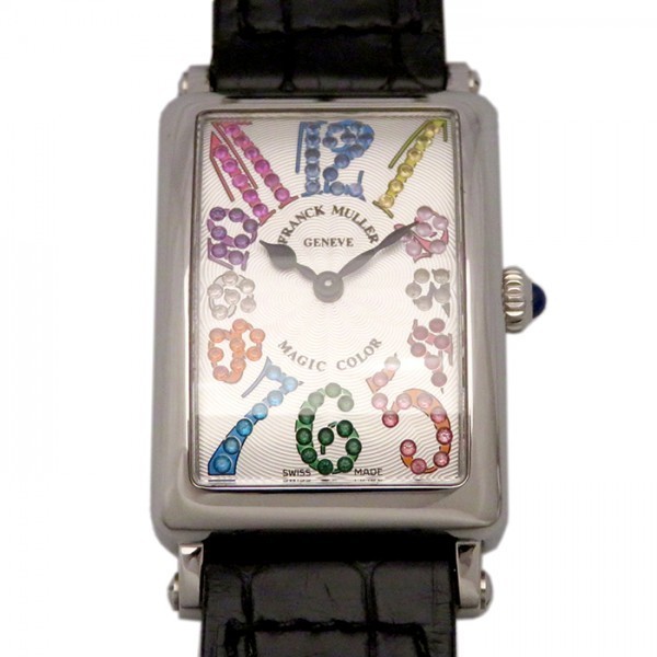 フランク・ミュラー FRANCK MULLER ロングアイランド マジックカラー 902QZMAGCOL シルバー文字盤 新品 腕時計 レディース