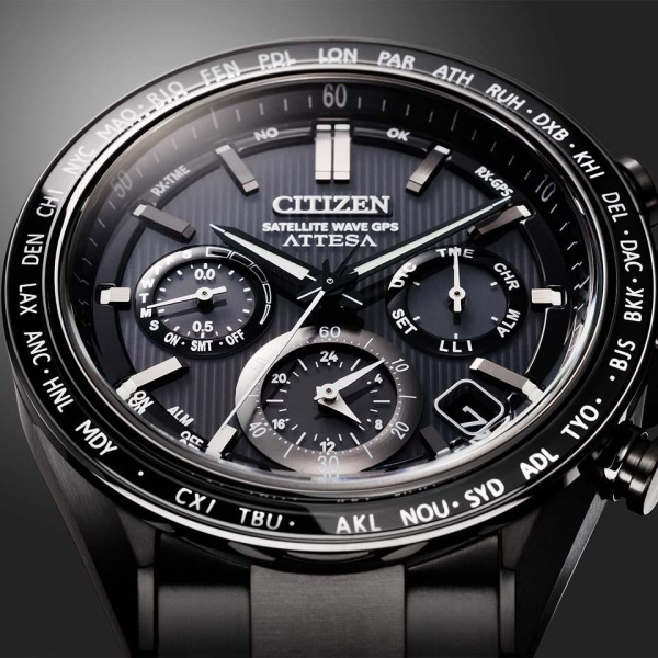 シチズン CITIZEN アテッサ ACT Line アクトライン ブラックチタンシリーズ CC4055-65E 腕時計 メンズ_画像6