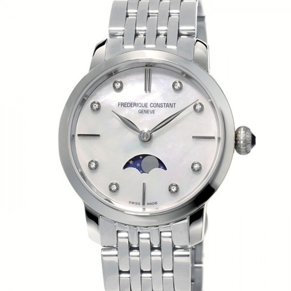 フレデリック・コンスタント FREDERIQUE CONSTANT スリムライン ムーンフェイズ レディース FC-206MPWD1S6B 腕時計