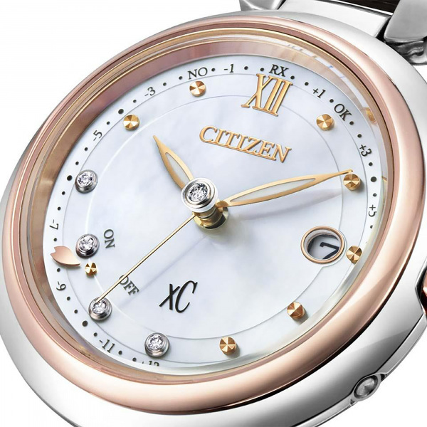 シチズン CITIZEN クロスシー ミズ コレクション フローレット ダイヤモンド モデル ES9466-65W 腕時計 レディース_画像5