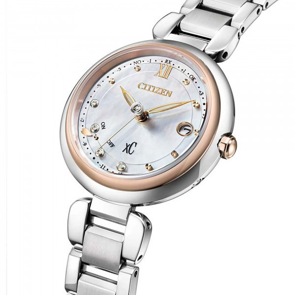 シチズン CITIZEN クロスシー ミズ コレクション フローレット ダイヤモンド モデル ES9466-65W 腕時計 レディース_画像4