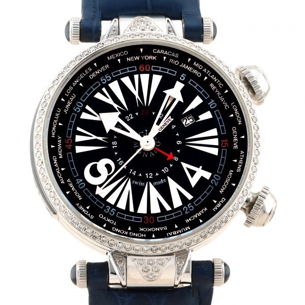 海外ブランド 381A ワールドタイム ジオポリス MONACO GIO ジオ