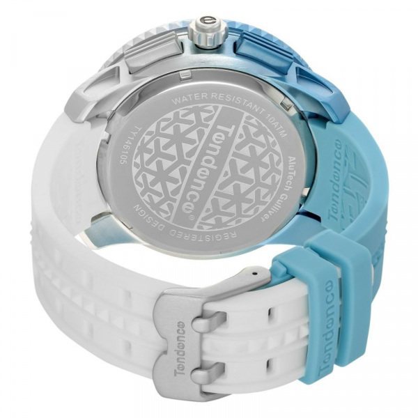 最も完璧な TENDENCE テンデンス ディカラー メンズ 腕時計 ブルー文字