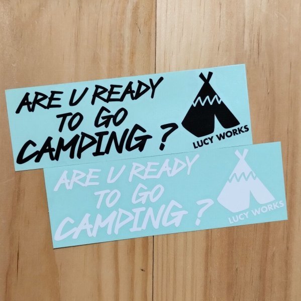 売買 171. キャンプに行こうよ? カッティングステッカー CAMP