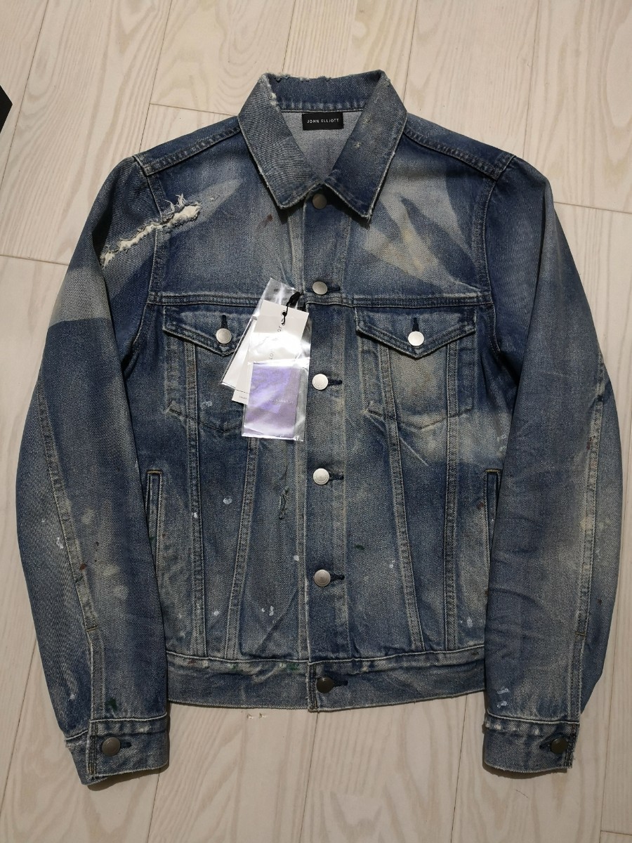 新品 John Elliott ジョンエリオット デニム ジャケット 2 M CAST