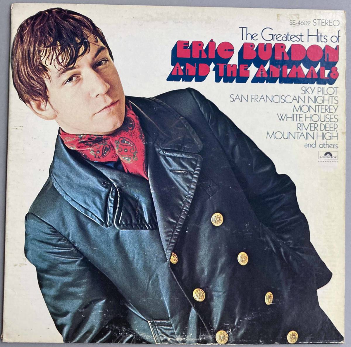 eric burdon and the animals／the greatest hits／エリック・バードン&ジ・アニマルズ／中古LP／SE 4602／US盤_画像1