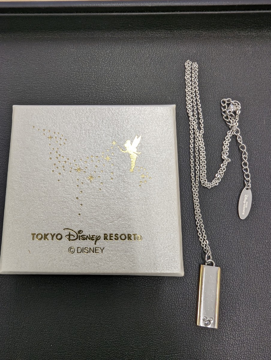 ディズニー Disney　ネックレス　ペンダント　TOKYO DISNEY RESORT プレート　キュービックジルコニア　ステンレス　STAINLESS　お土産品_画像8