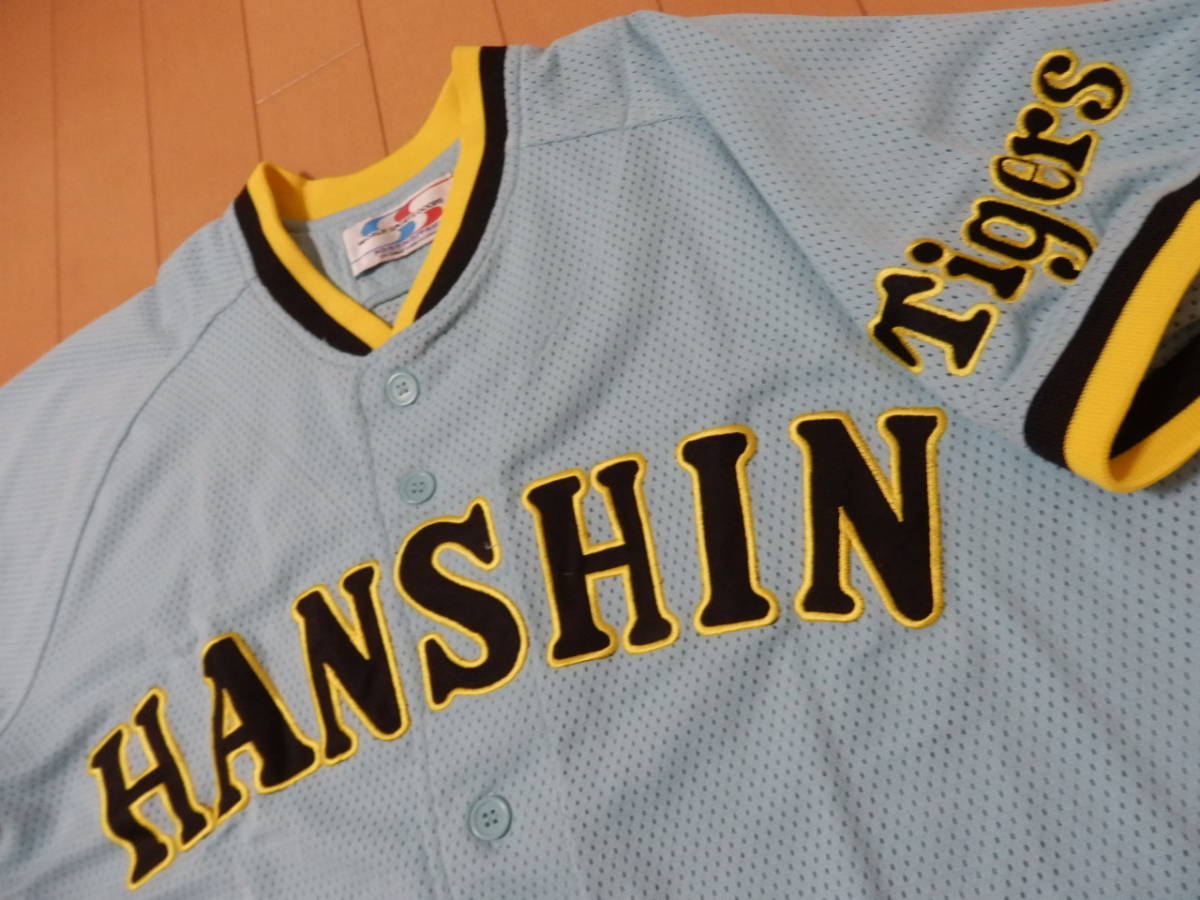 阪神タイガース 復刻ユニフォーム ブルー ビジター サイズM 阪神タイガース 復刻ユニフォーム ブルー ビジター サイズM