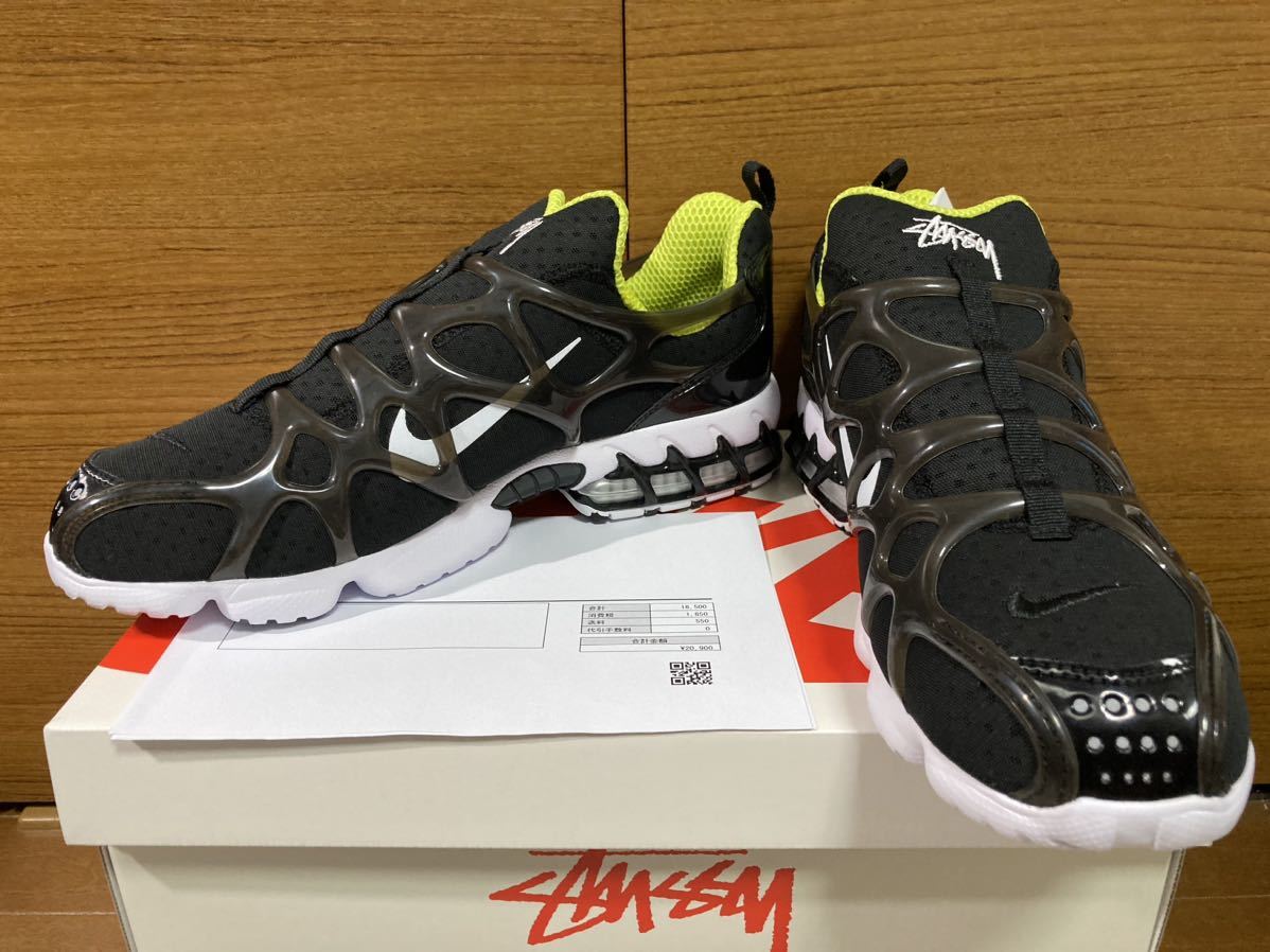 29cm US11【新品未使用・国内黒タグ付】NIKE STUSSY AIR ZM SPIRIDON