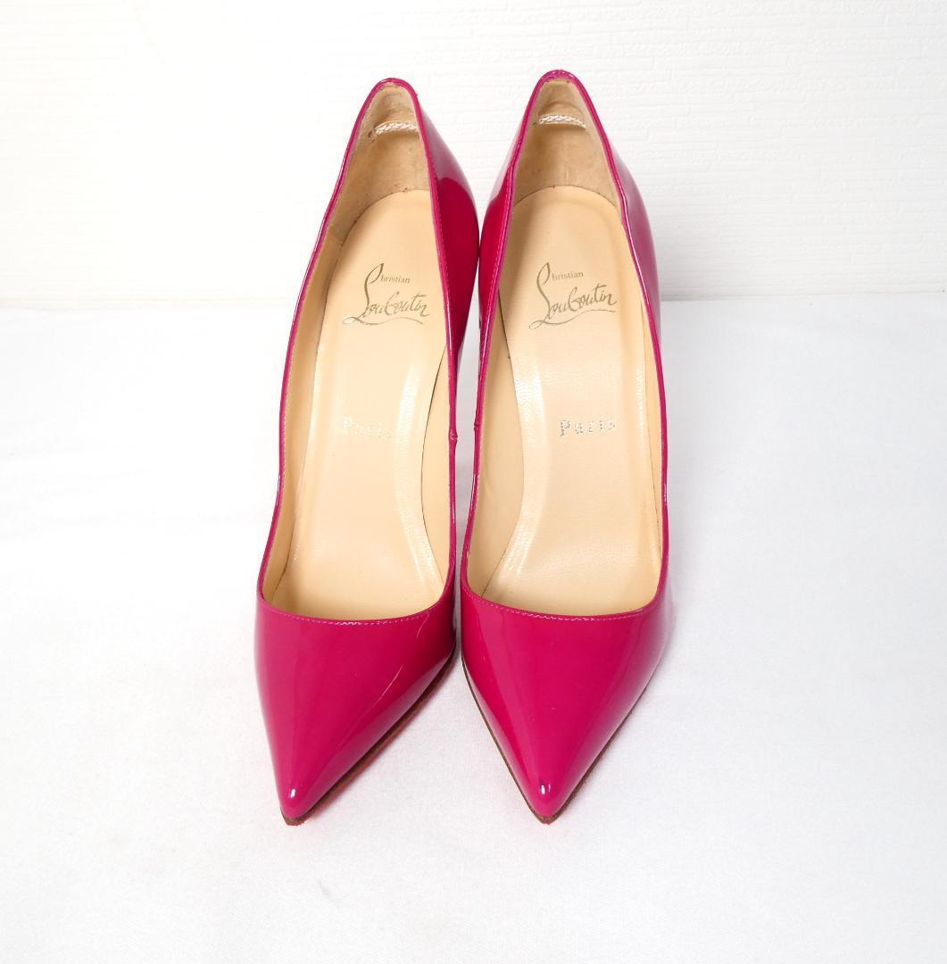極美品 Christian Louboutin クリスチャンルブタン パテント エナメル