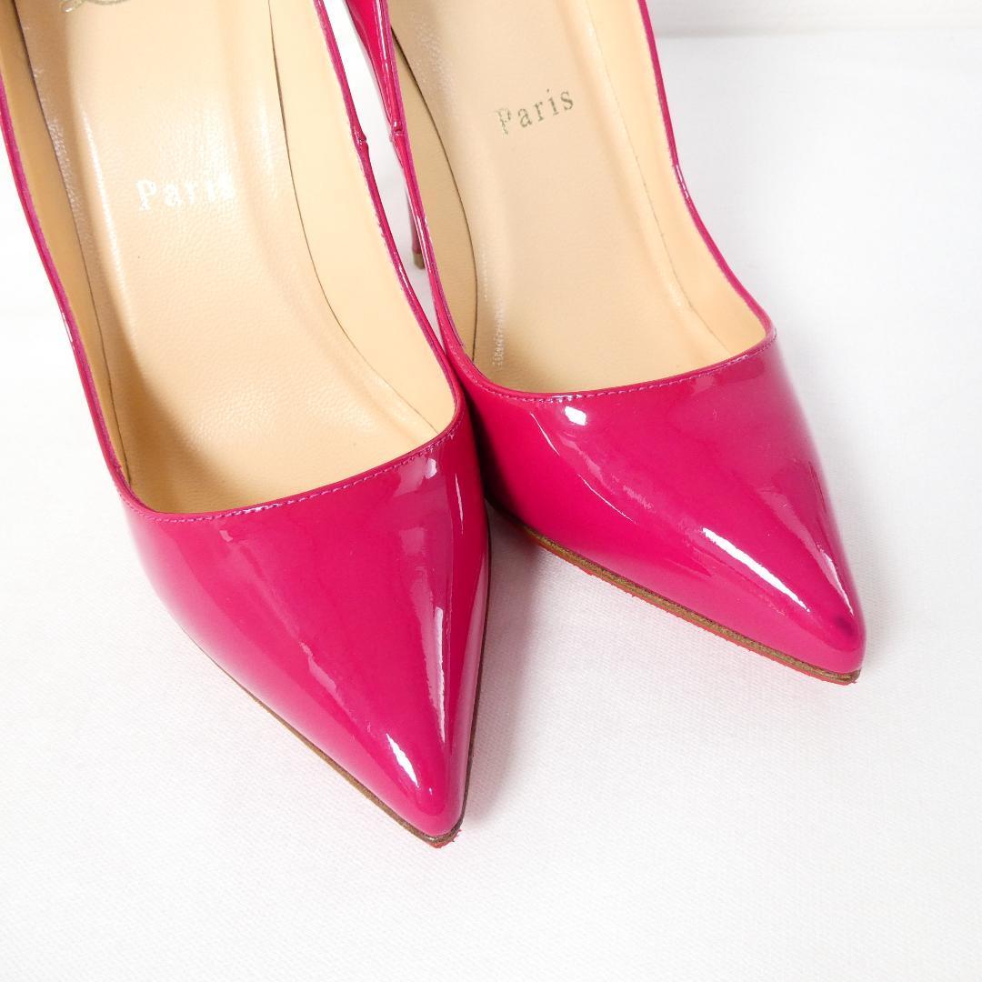極美品 Christian Louboutin クリスチャンルブタン パテント エナメル