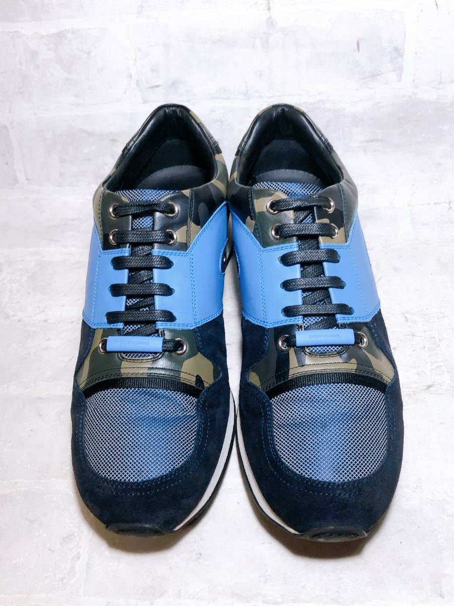 正規品【極美品】Dior HOMME ディオールオム 最高級 マルチスニーカー 40(約25cm)メンズ
