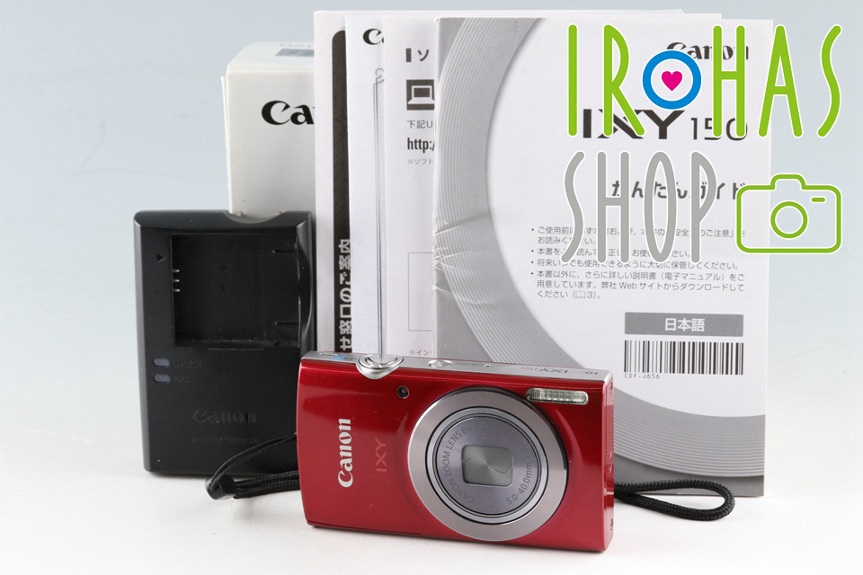 Canon IXY 150 Digital Camera With Box #47045L3-