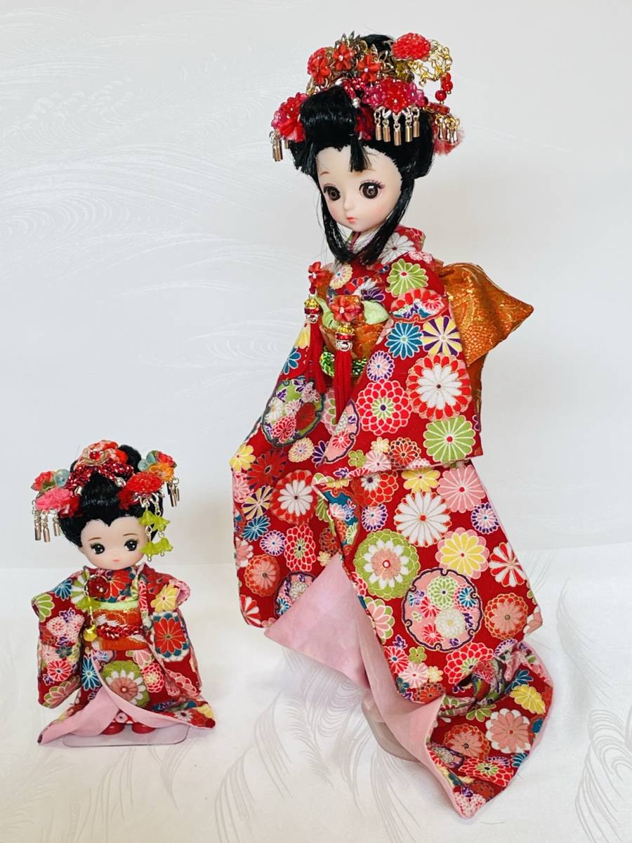 Ioriカスタムミキちゃん裾引き着物スタンドセット_大きなお人形は商品には含まれておりません