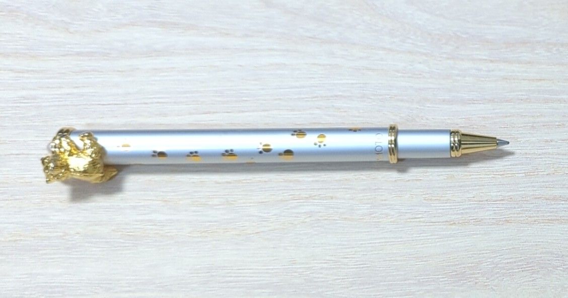 MIKIMOTO ミキモト パール付ボールペン 熊 くま ベア 折りたたみ MIKIMOTO ミキモト パール付ボールペン 熊 くま ベア 折りたたみ