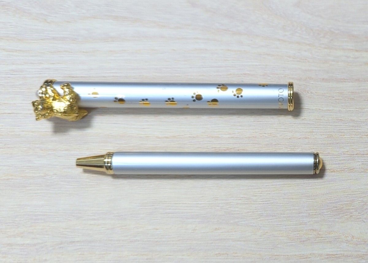 MIKIMOTO ミキモト パール付ボールペン 熊 くま ベア 折りたたみ MIKIMOTO ミキモト パール付ボールペン 熊 くま ベア 折りたたみ
