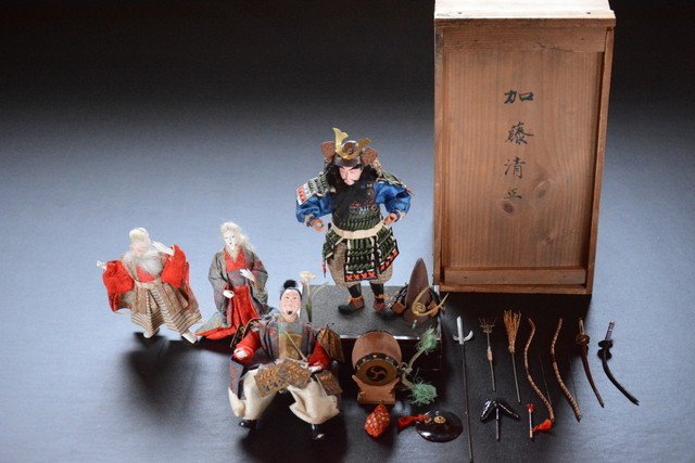 国内正規品】 古い人形 加藤 清正 検索用語→B日本人形雛人形武士甲冑