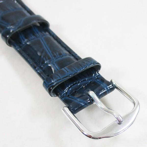 シチズン ファルコン 腕時計 日本製ムーブメント 革ベルト ネイビー/紺 メンズ 紳士 Q996-324/2594/送料無料_画像4