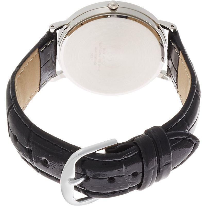 シチズン ファルコン 腕時計 日本製ムーブメント 革ベルト ホワイト メンズ 紳士 Q996-304/8023_画像3