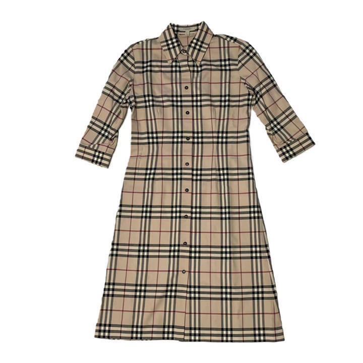 BURBERRY LONDON バーバリーロンドン 長袖ワンピース|