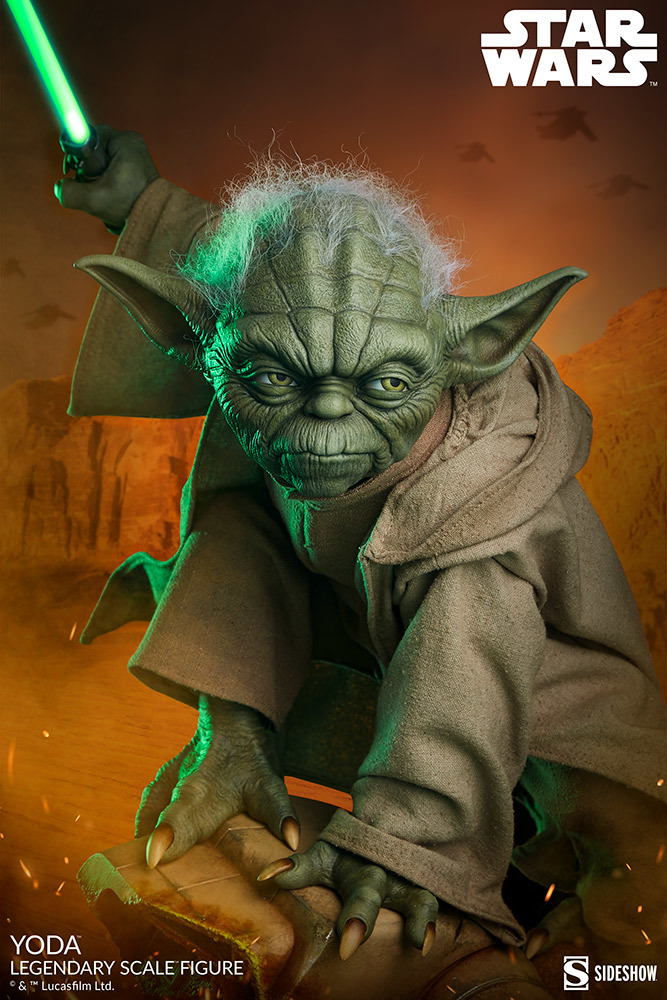 SIDESHOW( side shou)[ Star * War z] [rejenda Lee * scale * figure ] Yoda (k loan war )