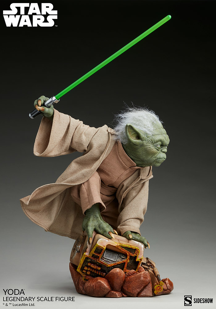 SIDESHOW( side shou)[ Star * War z] [rejenda Lee * scale * figure ] Yoda (k loan war )