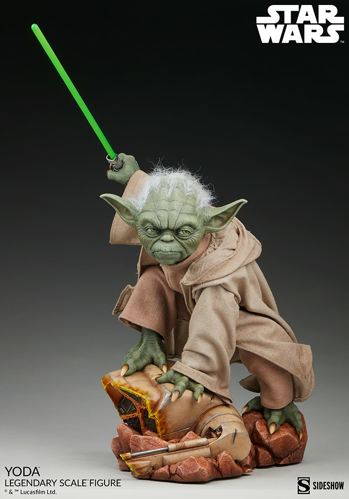 SIDESHOW( side shou)[ Star * War z] [rejenda Lee * scale * figure ] Yoda (k loan war )