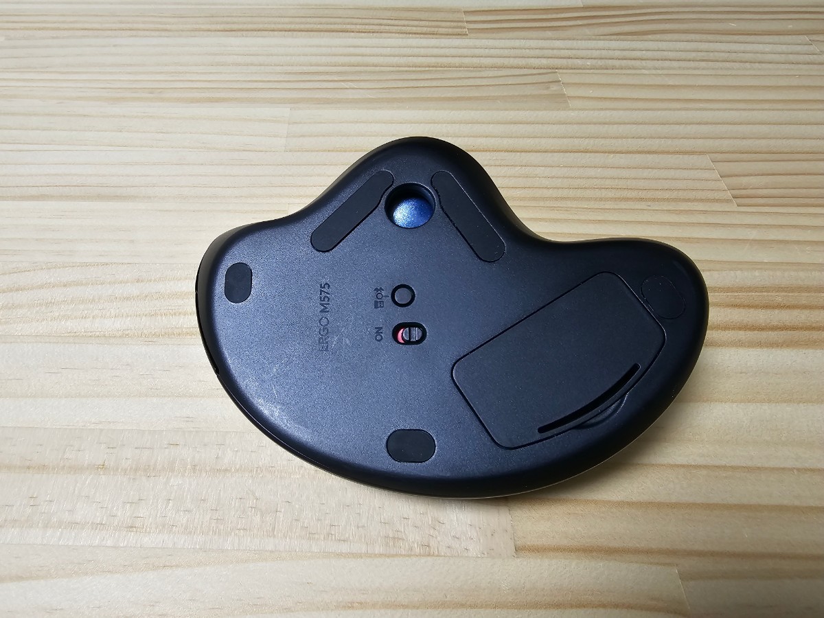 ロジクール ワイヤレスマウス トラックボール 無線 M575S Bluetooth Unifying 5ボタン ブラック_画像5