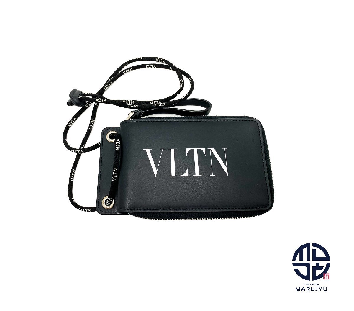 VALENTINO ヴァレンティノ ロゴ ネックフォルダーウォレット ネック