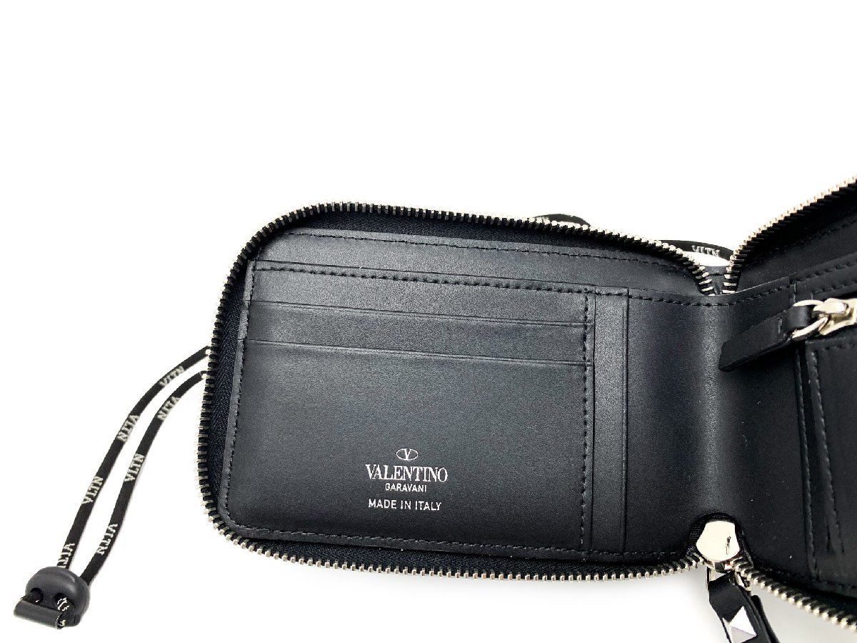 VALENTINO ヴァレンティノ ロゴ ネックフォルダーウォレット ネック