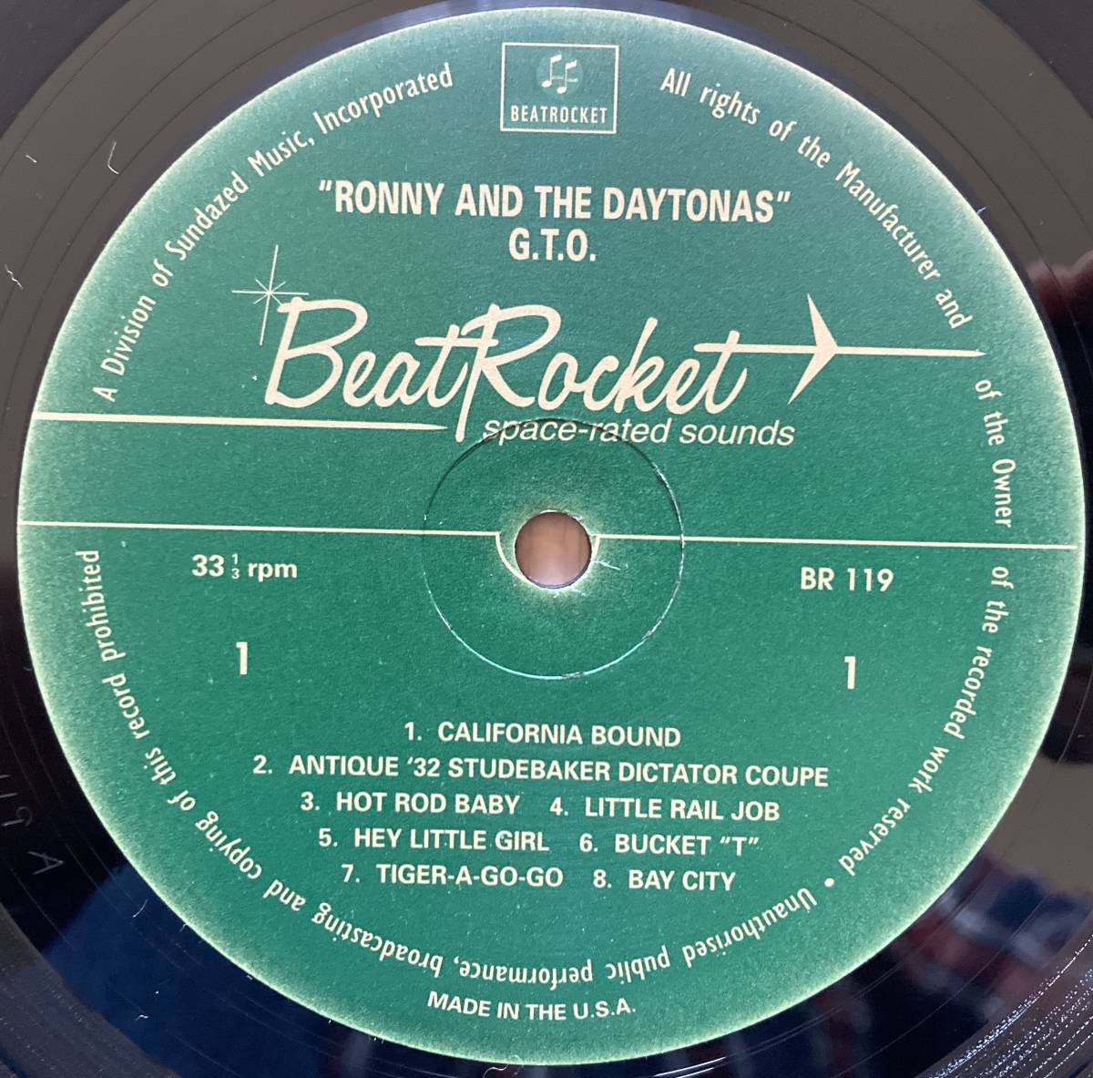 ◆RONNY AND THE DAYTONAS/ロニー＆ザ・デイトナス◆US盤LP/G. T. O. //SUNDAZED MUSIC//MONO_画像5