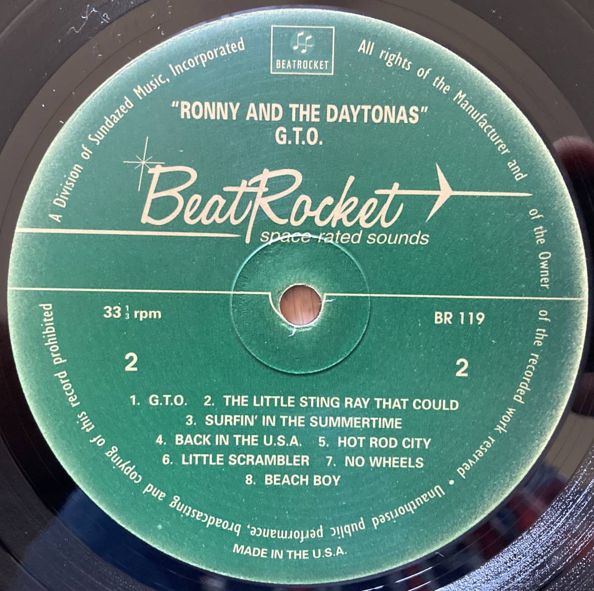 ◆RONNY AND THE DAYTONAS/ロニー＆ザ・デイトナス◆US盤LP/G. T. O. //SUNDAZED MUSIC//MONO_画像6