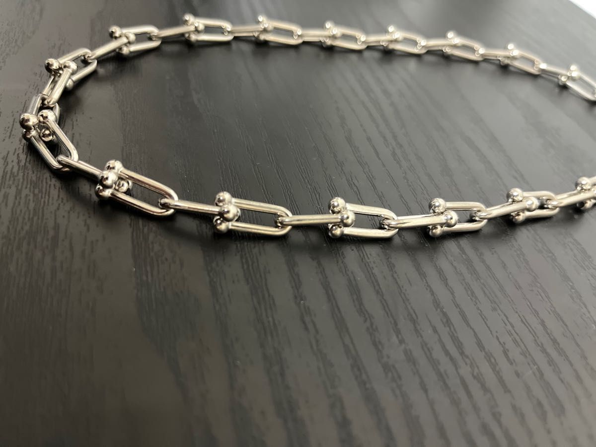Tiffany風 ハードウェア リンクネックレス コムドット着用 Tiffany風 ハードウェア リンクネックレス コムドット着用