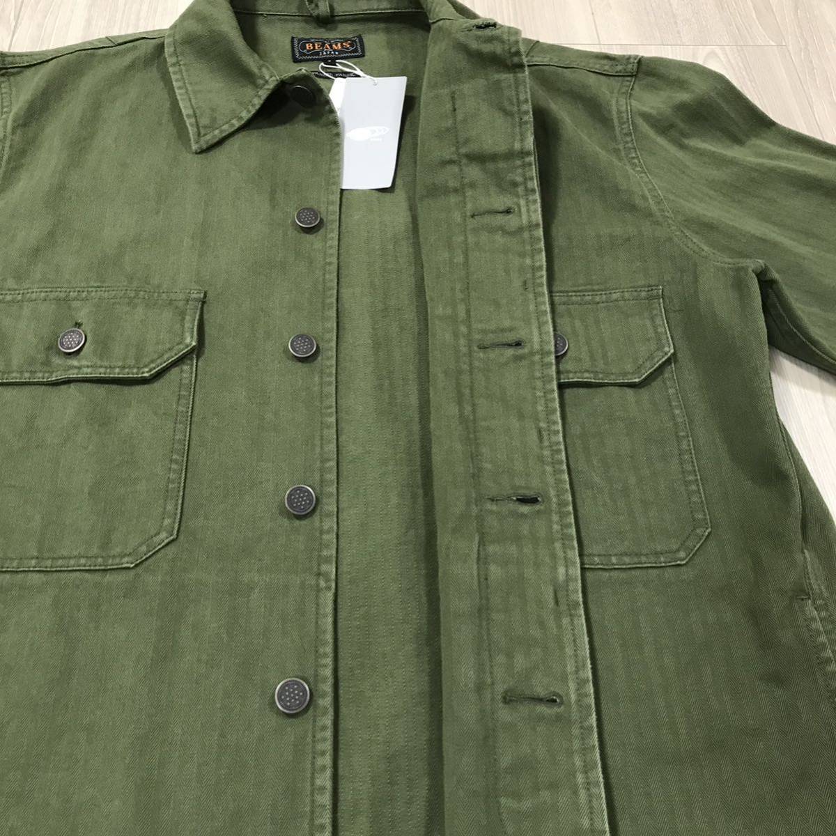 BEAMS PLUS US ARMY M-43 HBT JACKET 40s 13スター ボタン BEAMS PLUS US ARMY M-43 HBT JACKET 40s 13スター ボタン