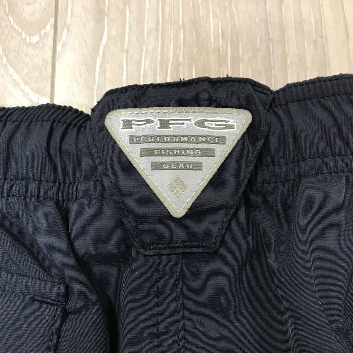 BEAMS Columbia PFG Logriver BMS Short BOYコロンビア ビームス 別注 フィッシング カーゴ ショーツ ショート パンツ ミリタリー ブラック_画像8