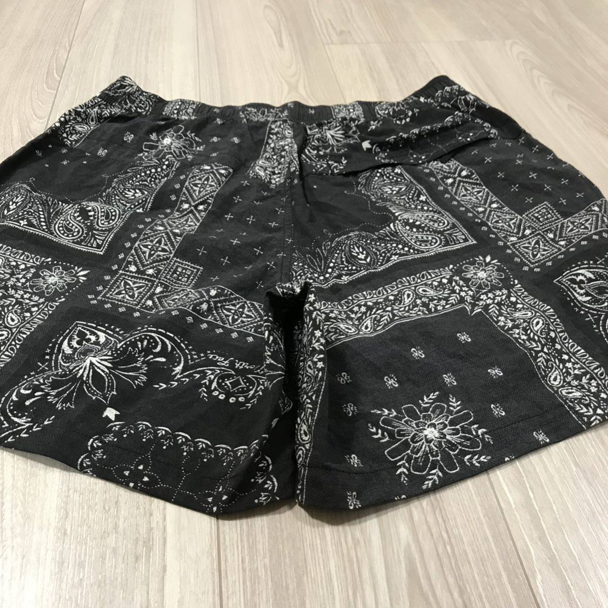 L NORTH FACE Novelty Versatile Shortノースフェイス バーサタイル ショーツ ショートパンツ ノベルティ バンダナ ペイズリー ブラック 2_画像6