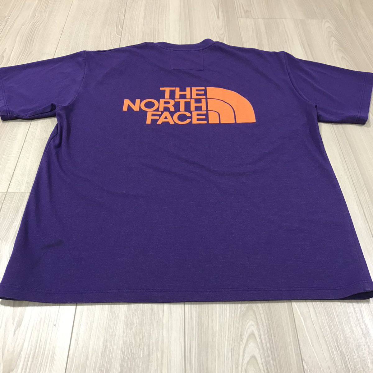 THE NORTH FACE BEAMS LABEL OUTDOOR UTILITY TEE PURPLEノース THE NORTH FACE BEAMS LABEL OUTDOOR UTILITY TEE PURPLEノース
