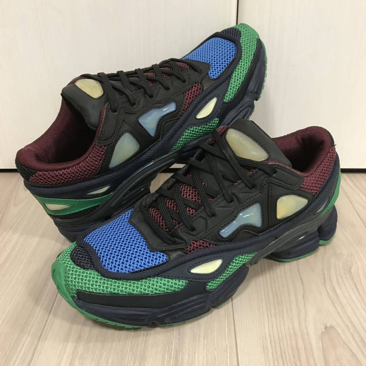 RAF SIMONS ADIDAS OZWEEGO アディダス ラフシモンズ オズウィーゴ コラボ スニーカー マルチ カラー グリーン ブルー 初期  メッシュ