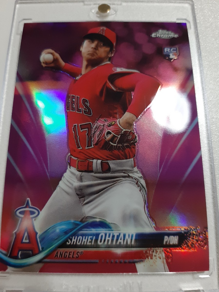 大谷翔平 Topps Chrom Pink Ref RC-