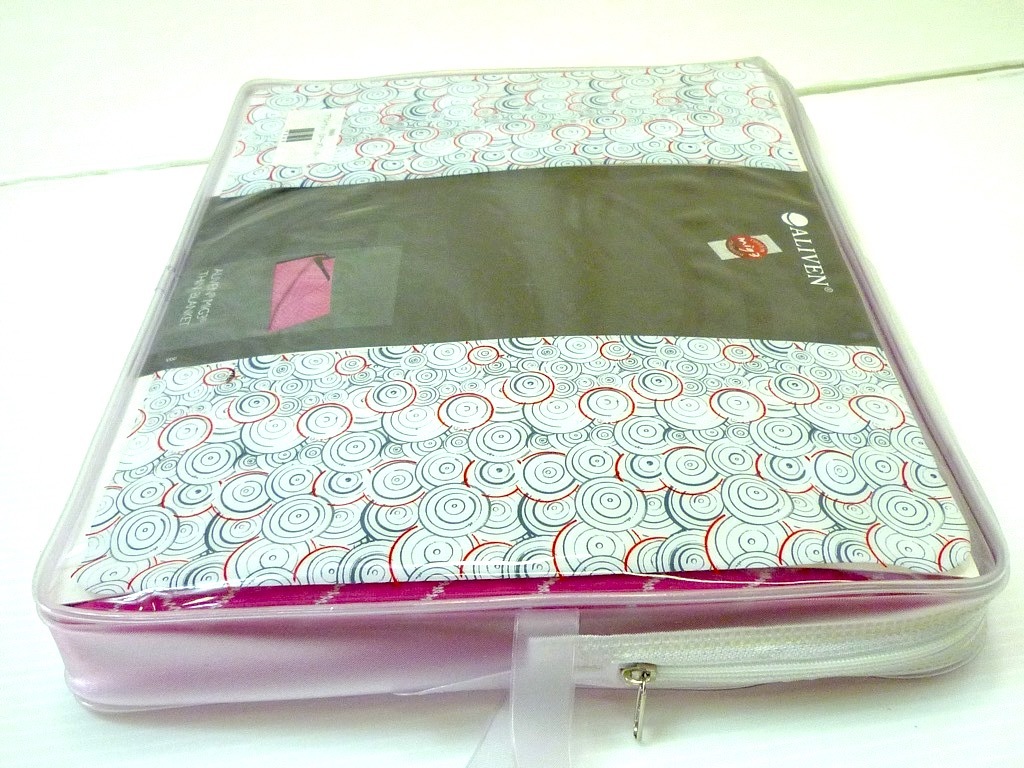  new goods unopened a live nALIVEN blanket rose 80×110 small size single MIG3 far infrared Vaio ceramic anti-bacterial case in veru⑥