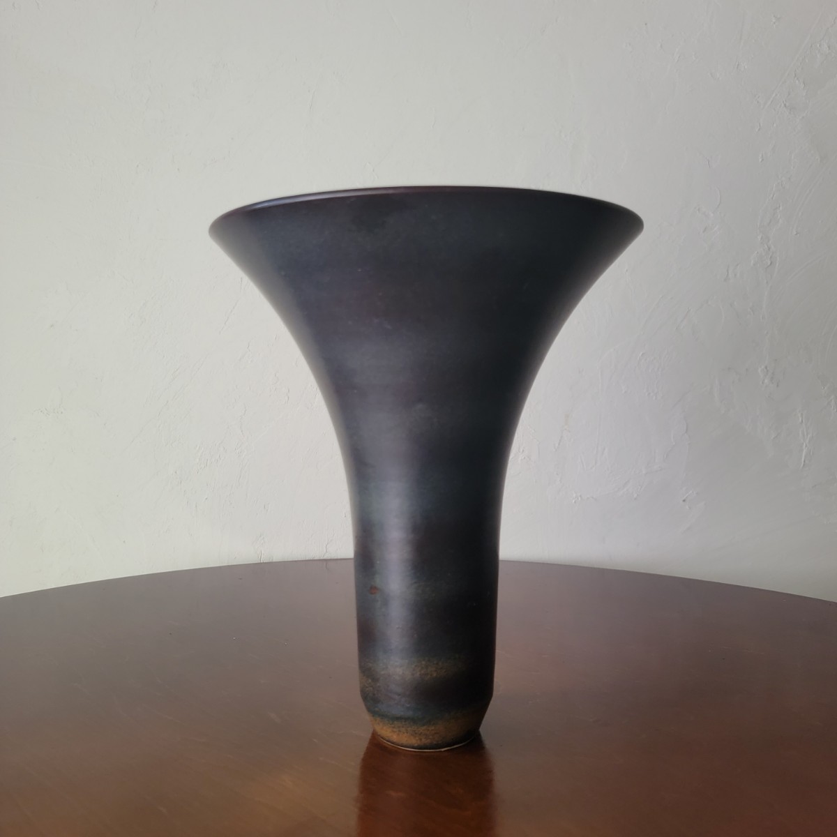 いけばな 池坊 作家陶器 Japanese Vintage Style Flower Vase 和モダン デザイン フラワーベース 花瓶 花器 一輪挿し 陶器 インテリア 01の画像1