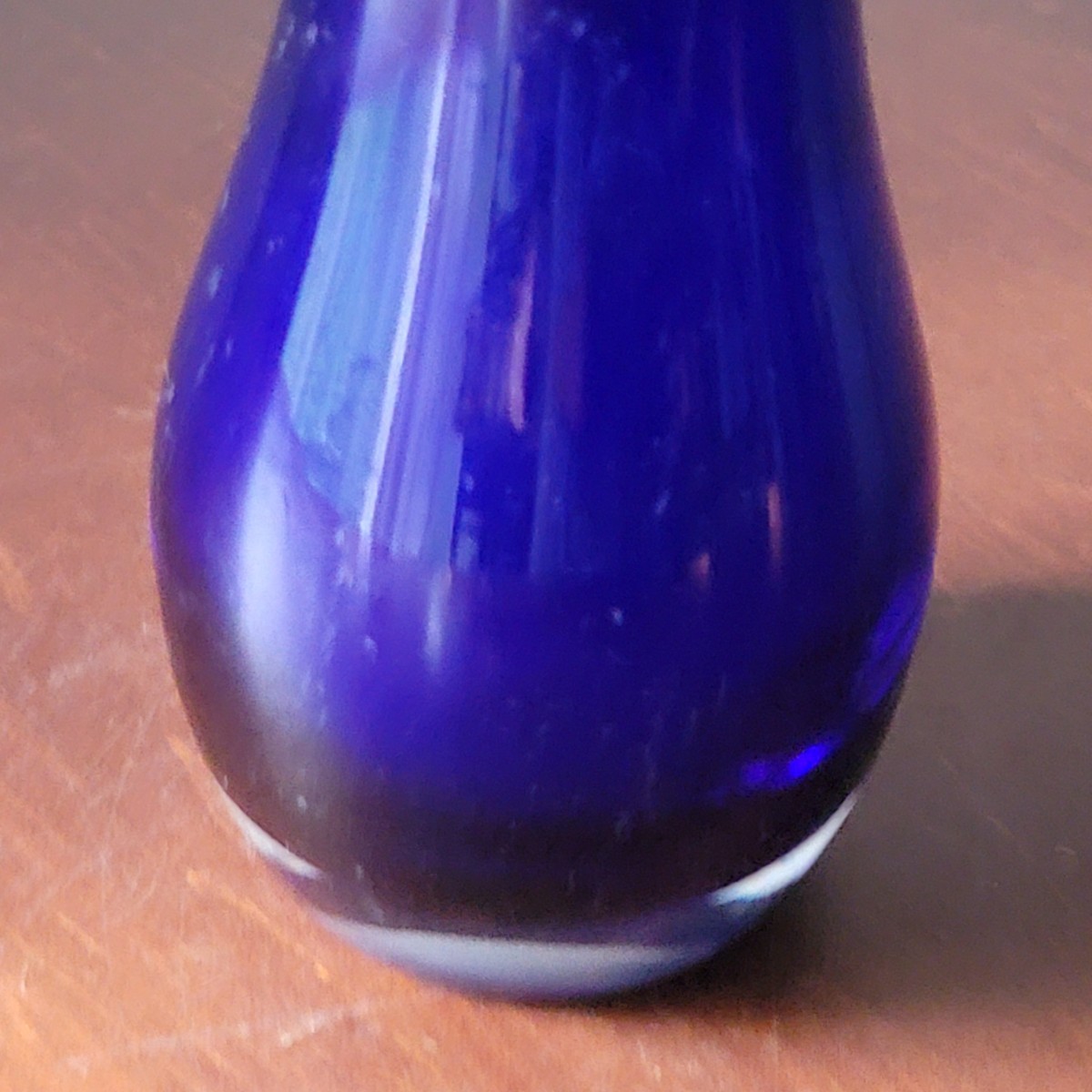 Japanese Vintage Flower Vase 硝子 コバルトブルー モダン 北欧 ミッドセンチュリー ヴィンテージ デザイン フラワーベース 花瓶 花器_画像6