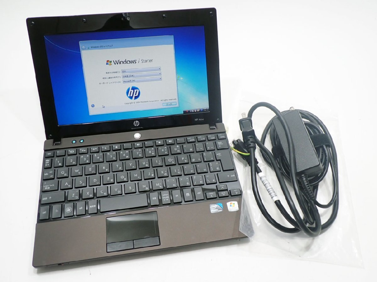 1円スタート HP Mini 5103 XT578PC ABJ Atom 1GB 160GB Win7 送料無料 ノートパソコン 動作確認済み  初期化済み(HP)｜売買されたオークション情報、ヤフオク! の商品情報をアーカイブ公開