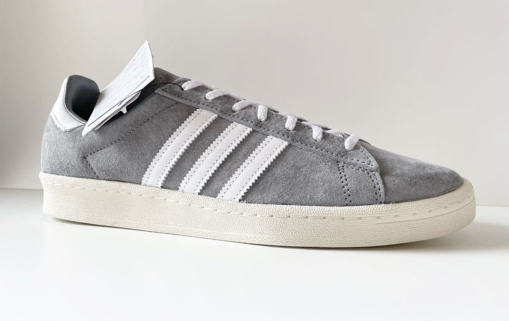  dead!! masterpiece!! new goods 20 year adidas CAMPUS 80s campus gray suede ash × white us 11 / 29. natural leather regular goods 