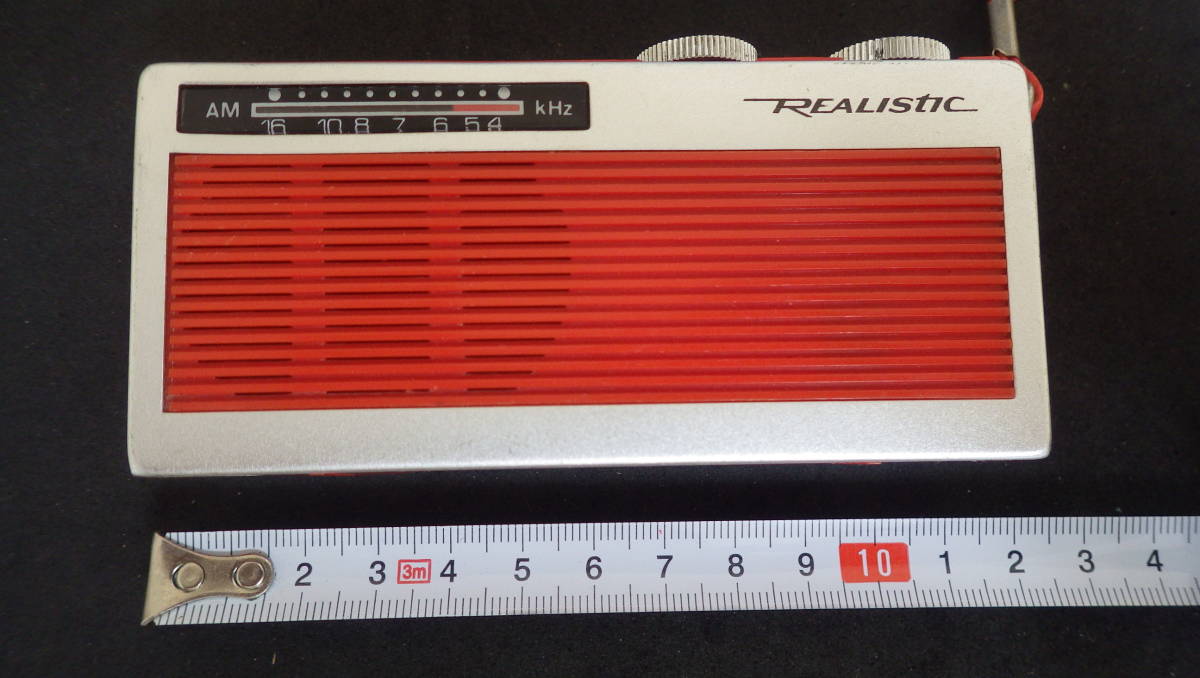 安心発送】 Realistic Transistor Radio, Model 12-171 Radio Shack