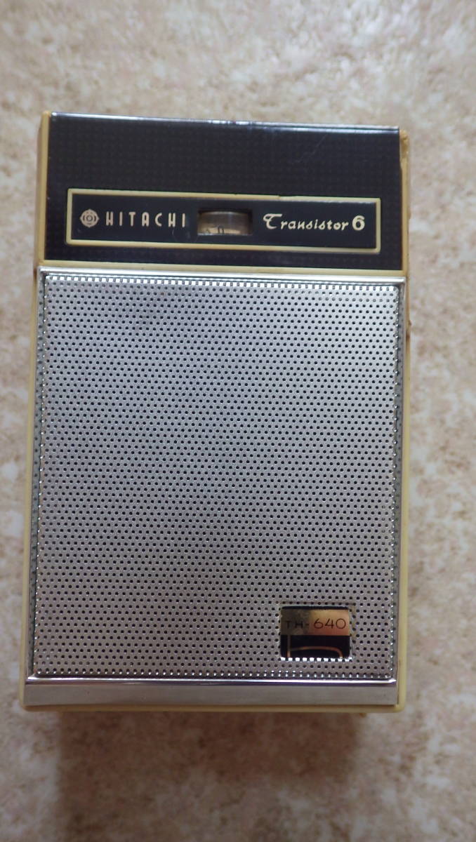 アンティーク RADIO TH-640 HITACHI