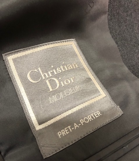 クリスチャン・ディオール Christian Dior スーツ　グレー　セットアップ　上下セット　正規品_画像5