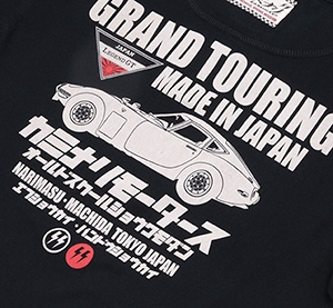 カミナリ雷/トヨタ2000GT/半袖/Tシャツ/黒/S/kmt-165/エフ商会/テッドマン/カミナリモータース_画像3